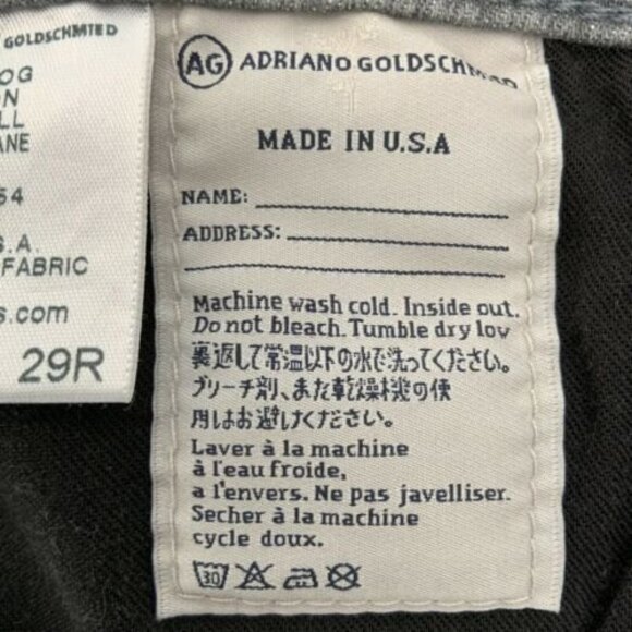 Adriano Goldschmied Women’s Size 29 Slim Straight Leg Jeans - Picture 8 of 8